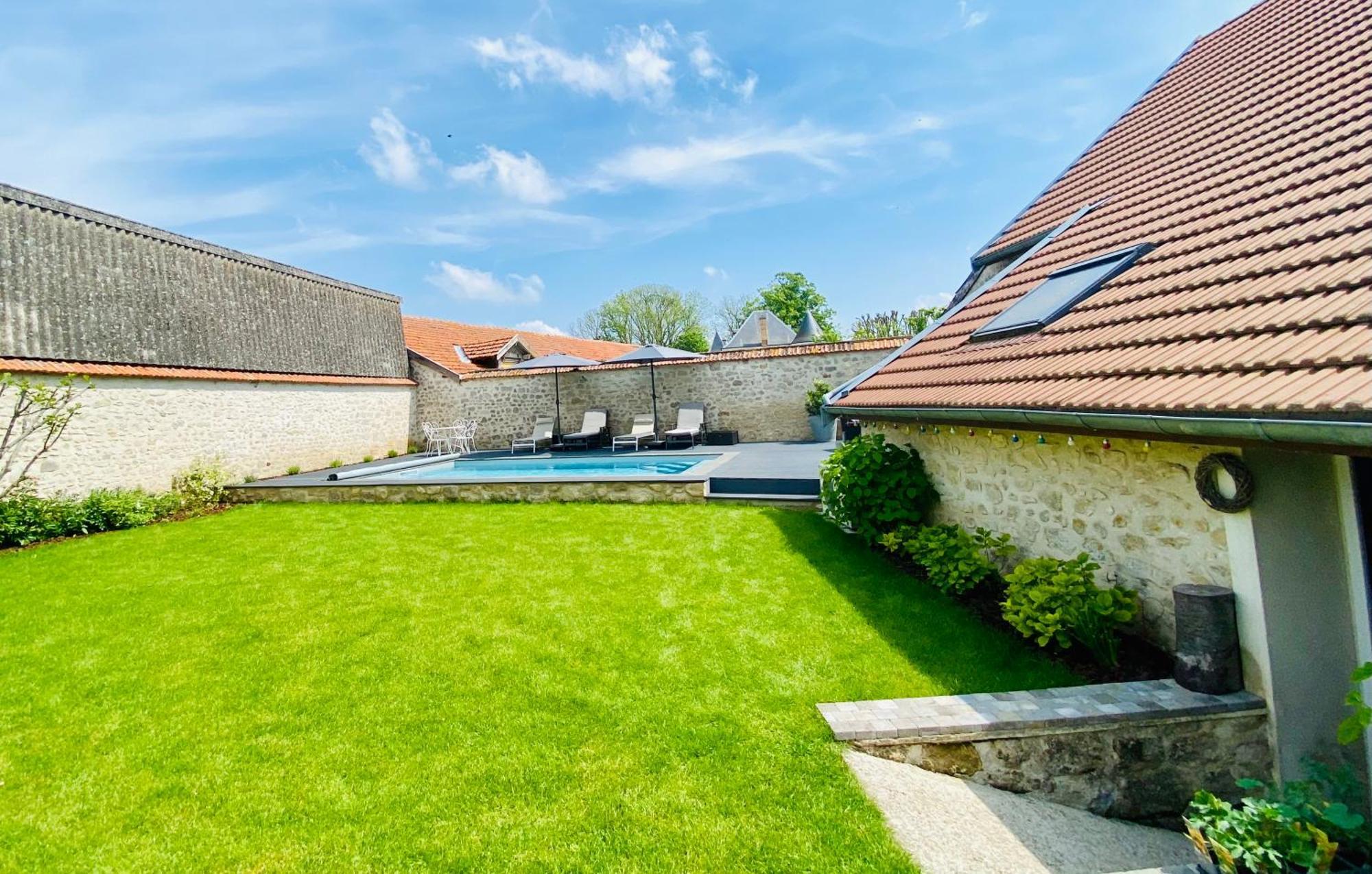 Studio D'Hotes Avec Piscine « Le Clos N°6 » Cormicy Dış mekan fotoğraf